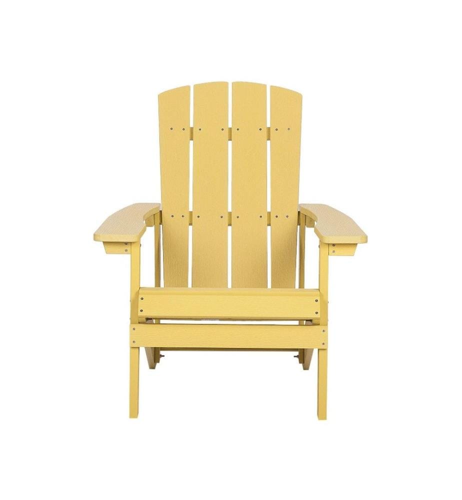 Gartenstuhl ADIRONDACK mit Fussstütze Gelb
