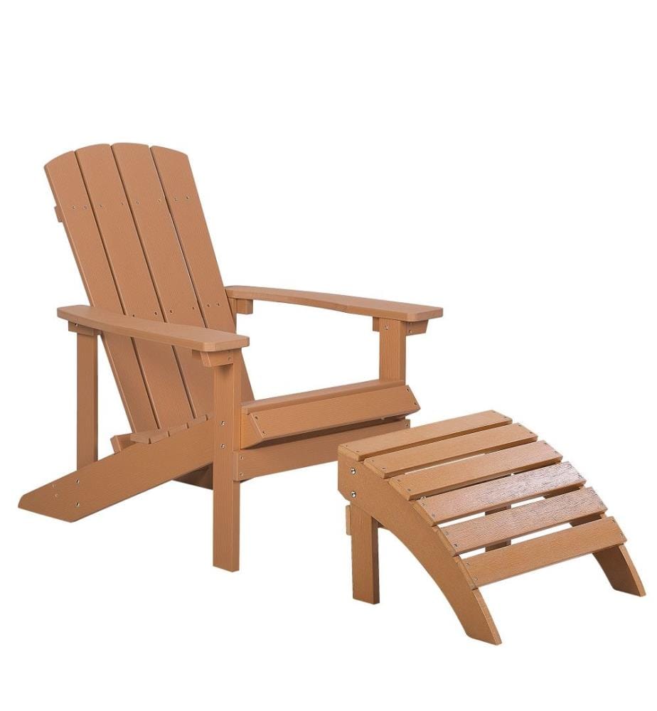 Chaise de jardin ADIRONDACK Marron
