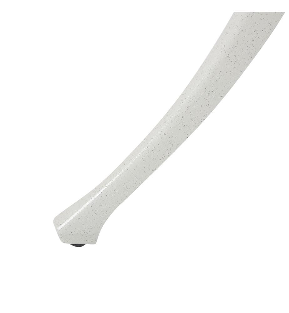 Outdoor Bistrotisch ANCONA 90 cm 90 cm Metall Cremeweiss
