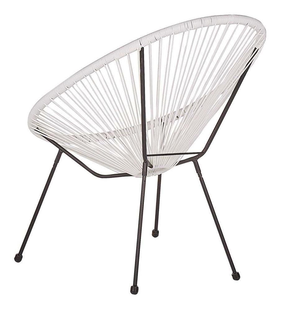 Chaise de jardin ACAPULCO II Polyrotin Blanc