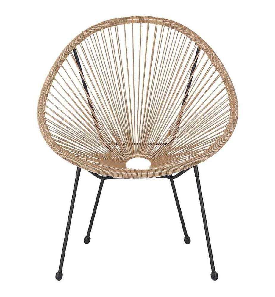 Chaise de jardin ACAPULCO II Polyrotin Naturel