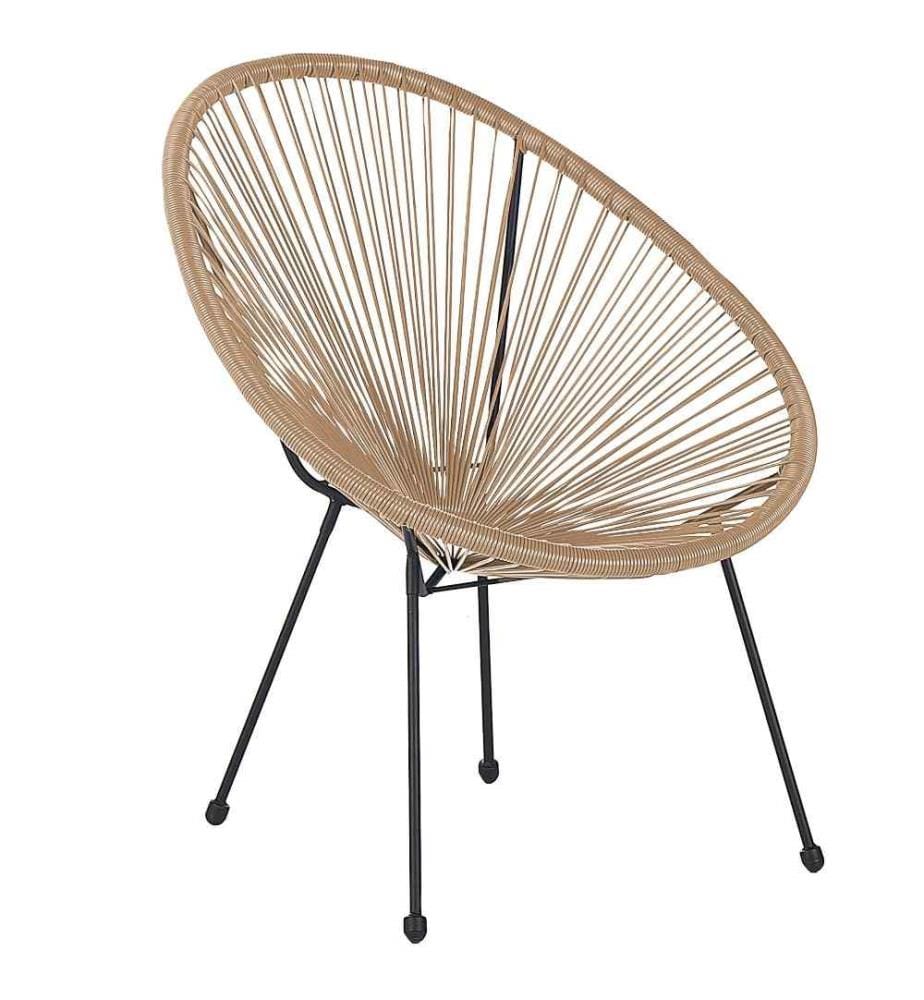 Chaise de jardin ACAPULCO II Polyrotin Naturel