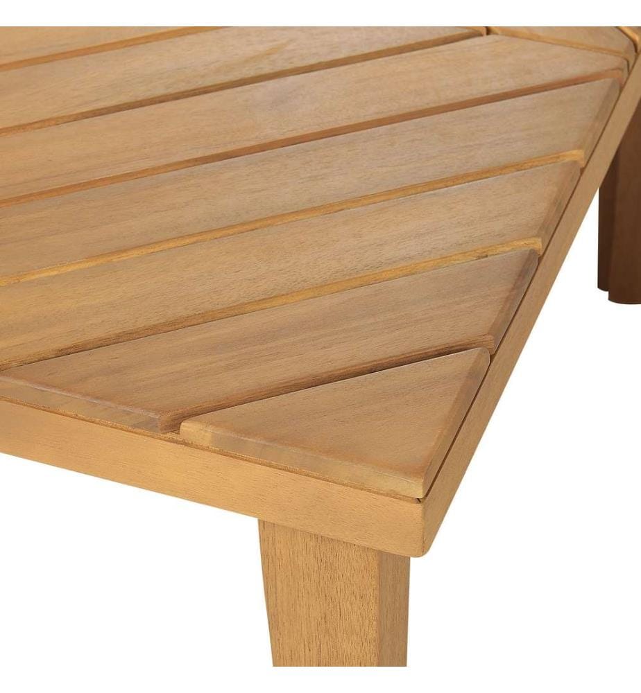 Tavolino da giardino BARATTI 70 cm 70 cm Legno d'acacia Marrone