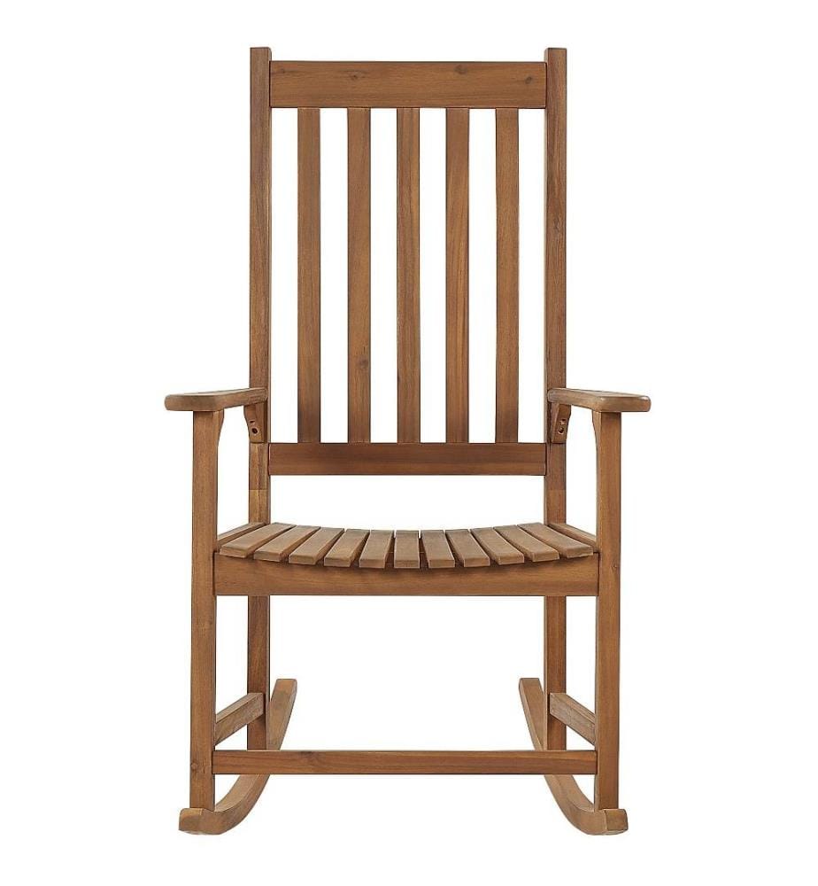 Fauteuil à bascule BOJANO Acacia Marron