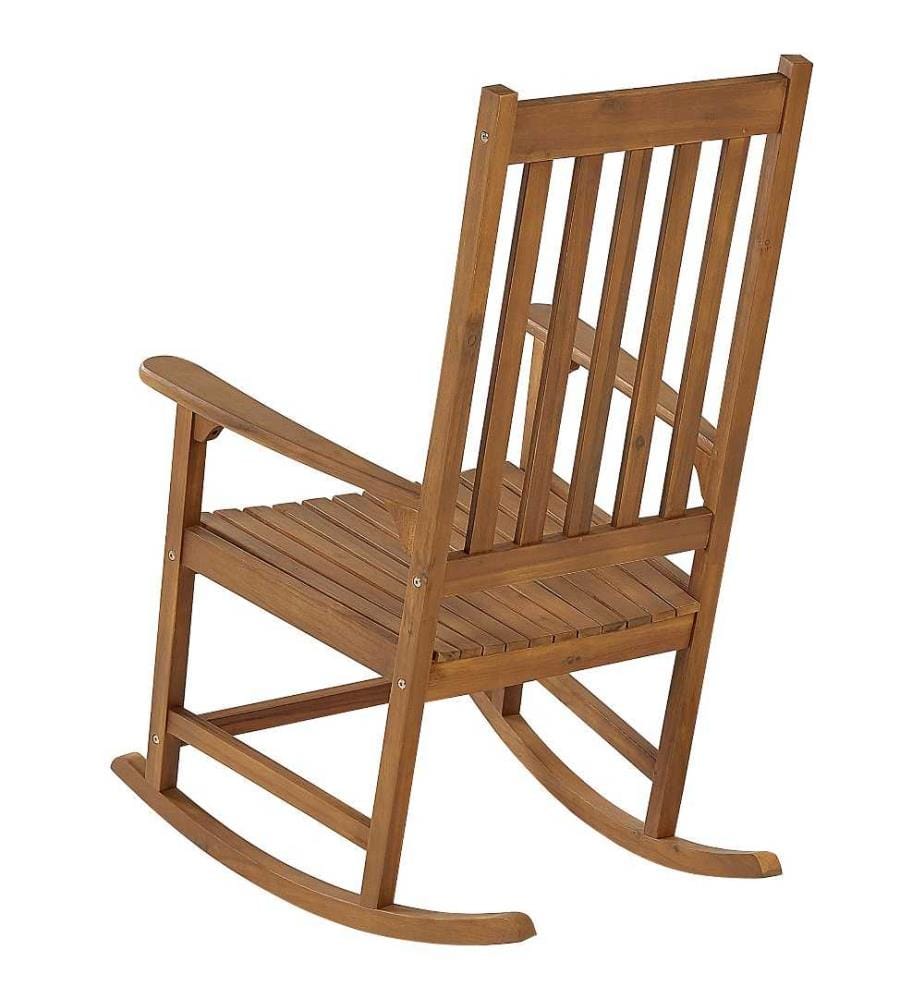 Fauteuil à bascule BOJANO Acacia Marron