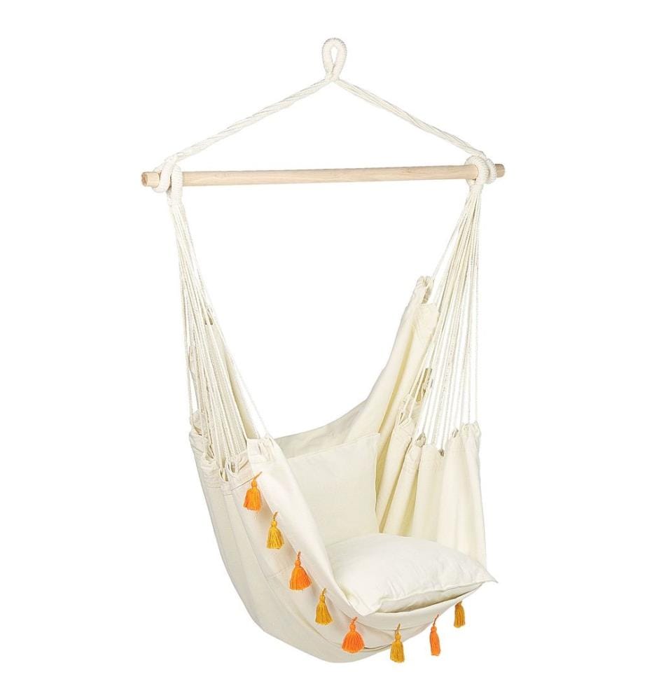 Fauteuil suspendu VARENA Coton Orange