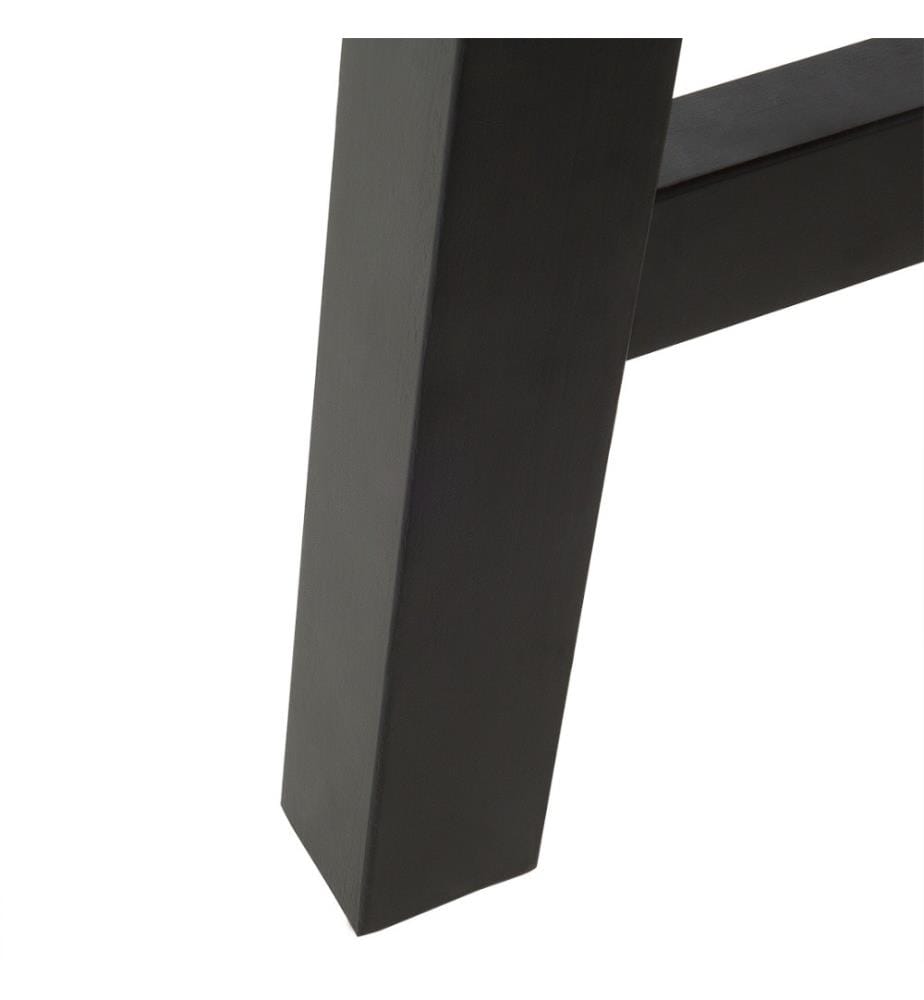Table de salle à manger de jardin SCANIA 170 cm 80 cm Acacia Noir