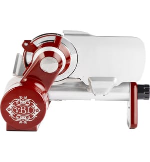 Icon Line 170 Elektrische Aufschnittmaschine mit 17 cm Klinge im modernen Design - Rot