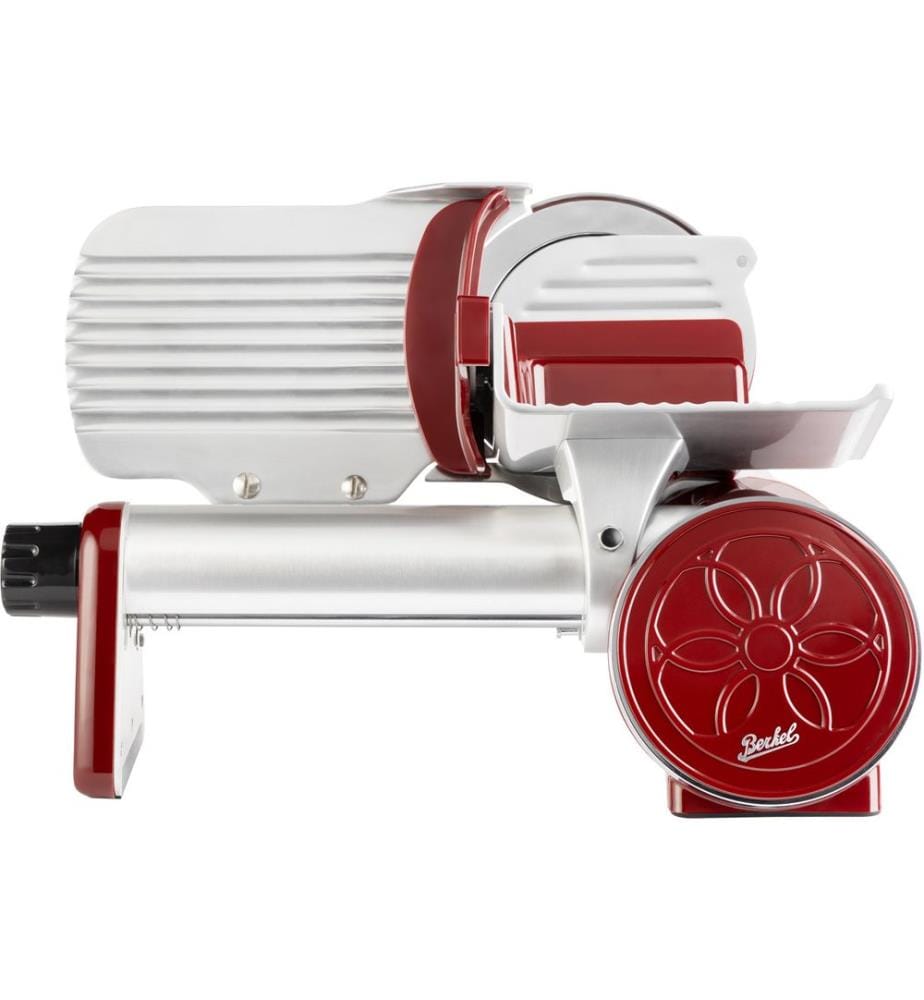 Trancheuse électrique Icon Line 170 avec lame de 17 cm au design moderne - Rouge