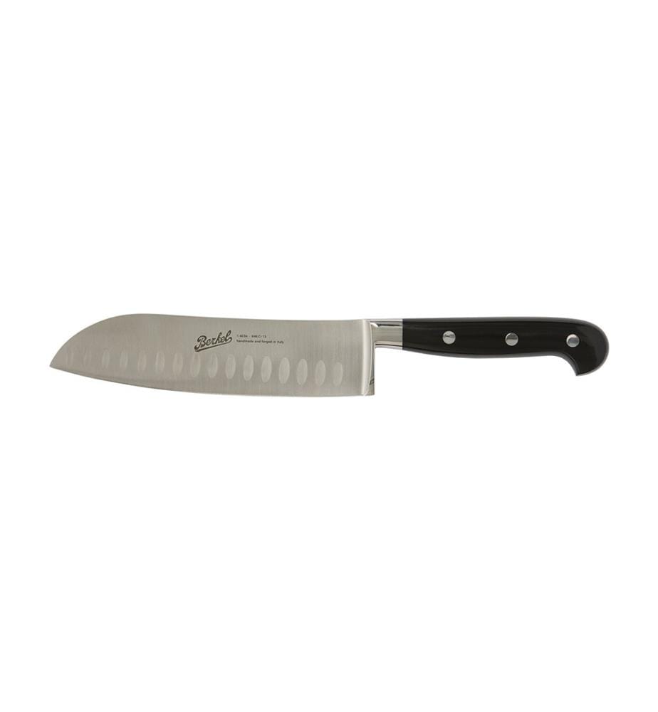Adhoc Nero lucido - Coltello Santoku - 18 cm
