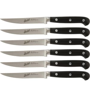 Set di 6 Coltelli da Bistecca - Adhoc Nero Lucido