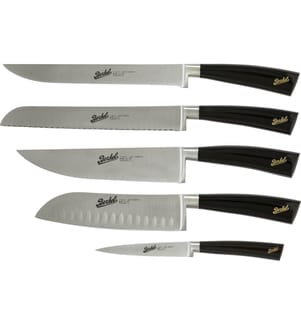 Set mit 5 Kochmessern - Schwarz