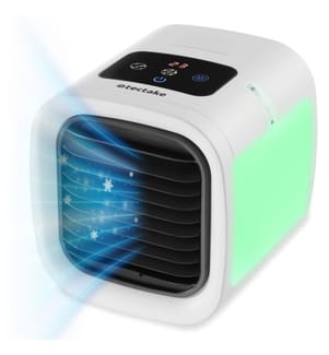 3in1 Luftkühler Frosty mit LED-Beleuchtung, 2 Kühlstufen, 8W - weiss