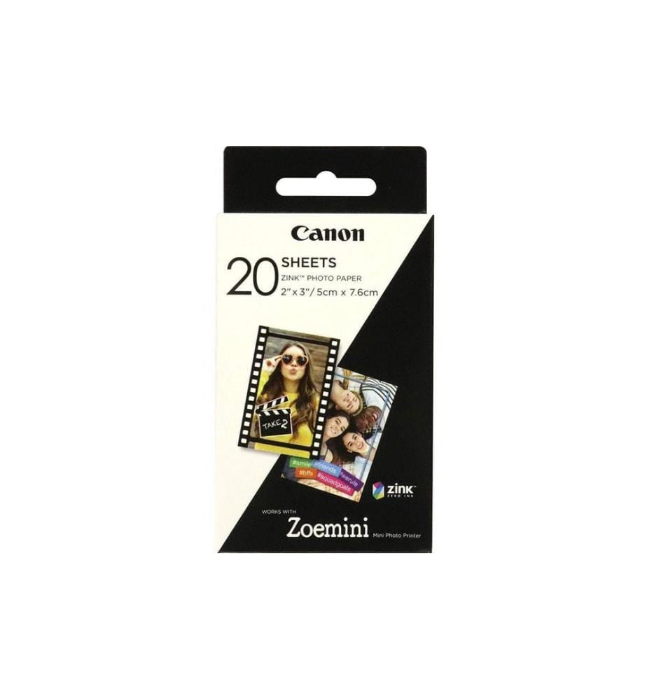 CANON - Fotopapier ZINK ZP-2030  selbstklebend, 20 Blatt