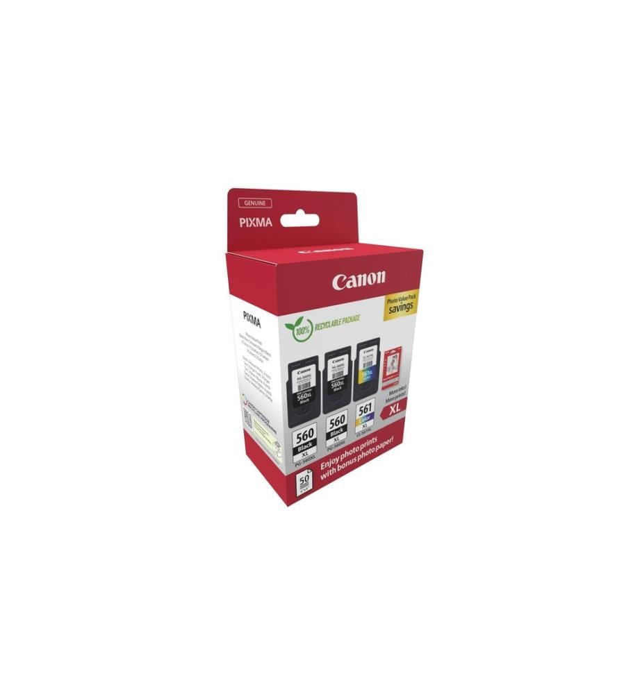 CANON - Tinte 2xPG-560XL/1xCL-561XL Photo Black/Cyan/Magenta/Yellow