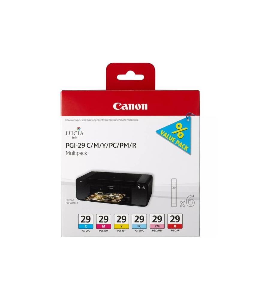 CANON - PGI-29 Multipack CMY, PC, PM, R