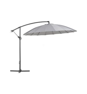Ombrellone a sbalzo 268 cm CALABRIA II Grigio scuro