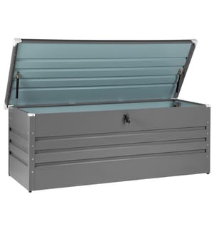Aufbewahrungsbox CEBROSA Metall 165 cm 70 cm Grau