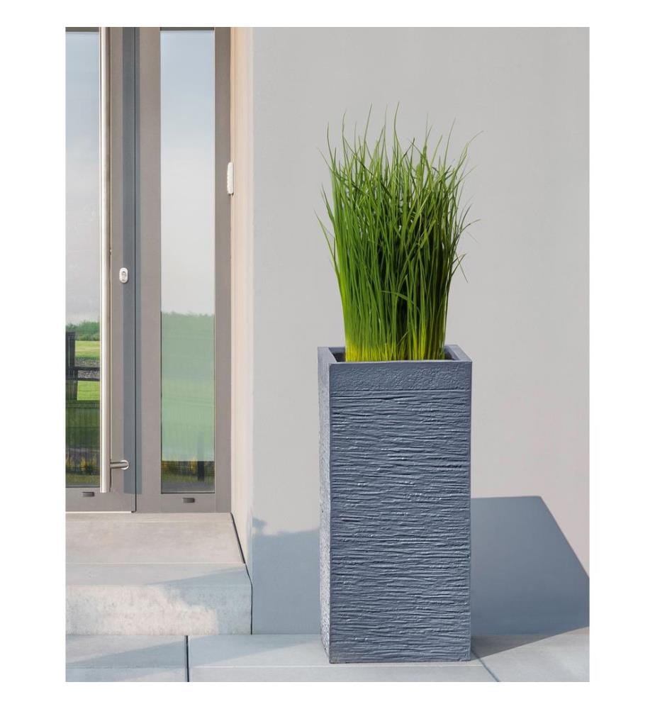 Cache-pot DION 33 cm Gris