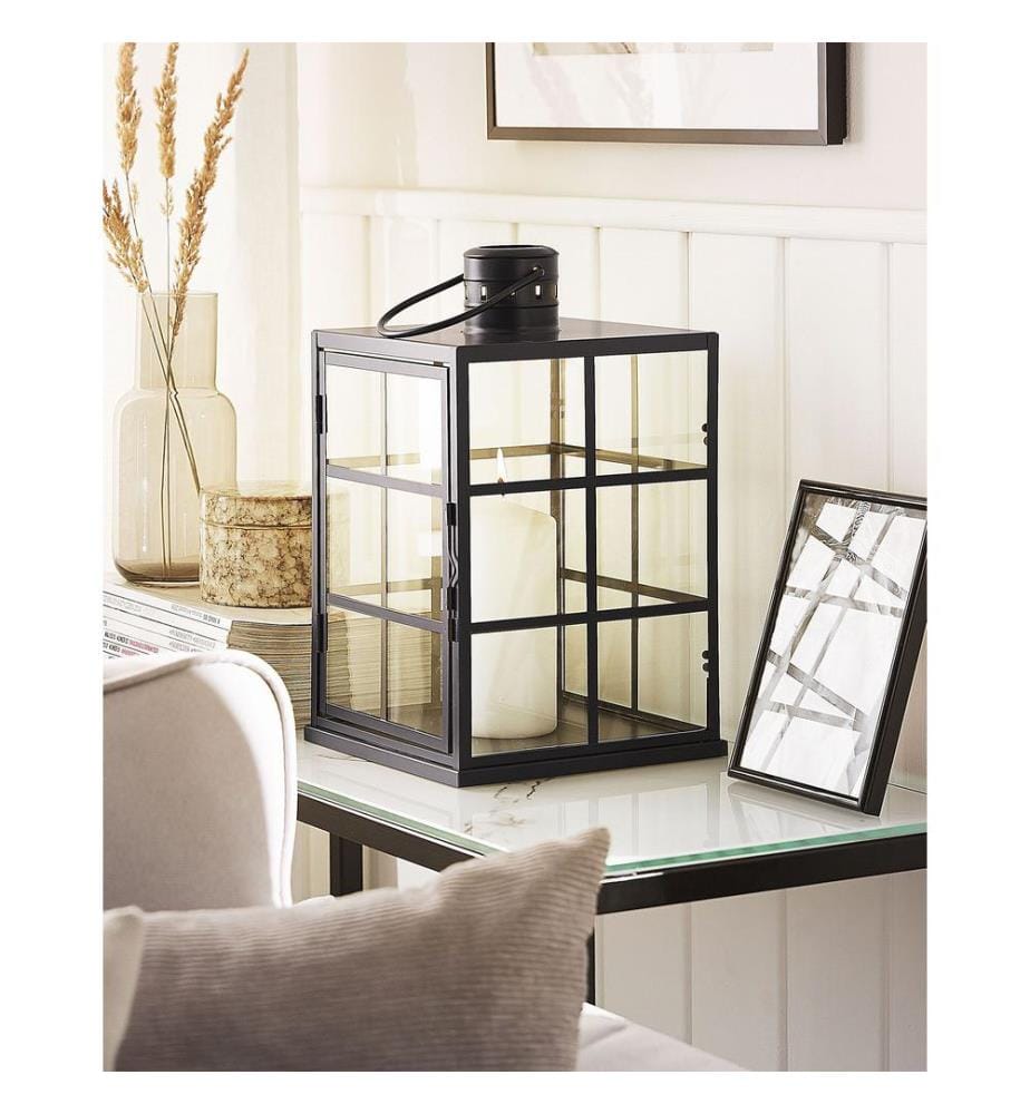 Lanterne BINTAN Métal 33 cm Noir