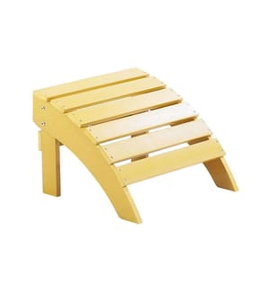 Garten Fusshocker ADIRONDACK Gelb