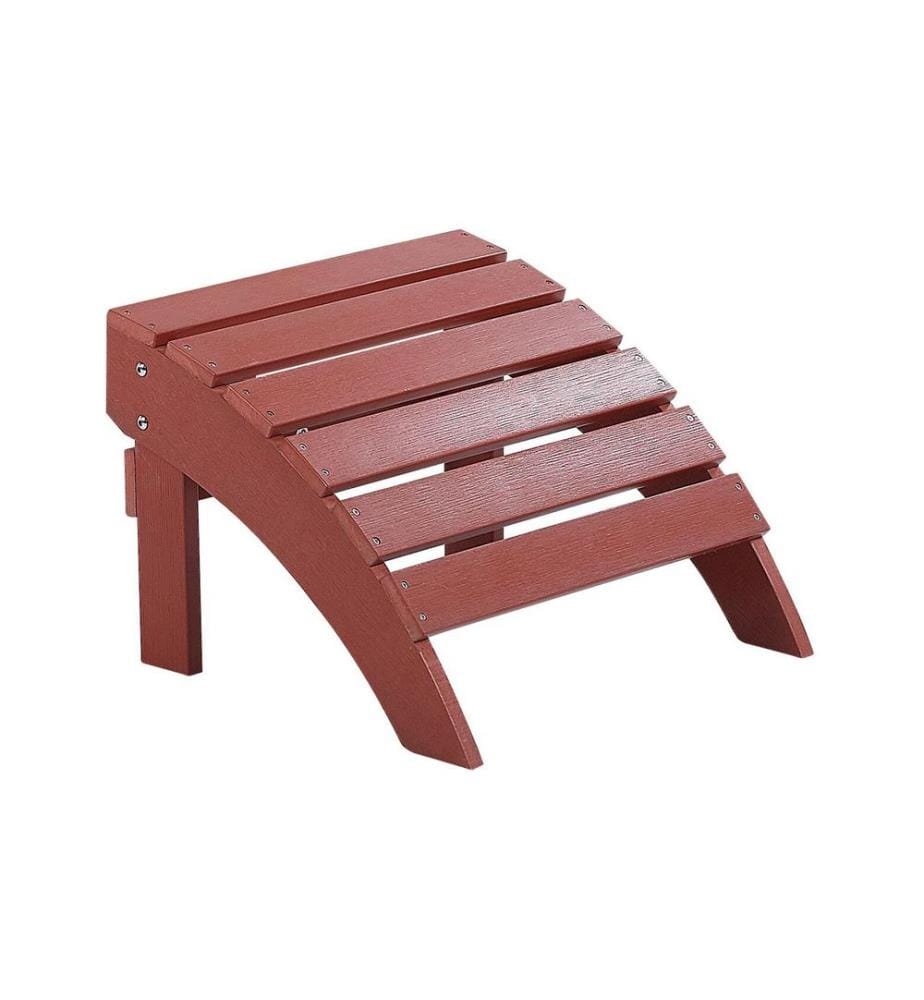 Garten Fusshocker ADIRONDACK Rot