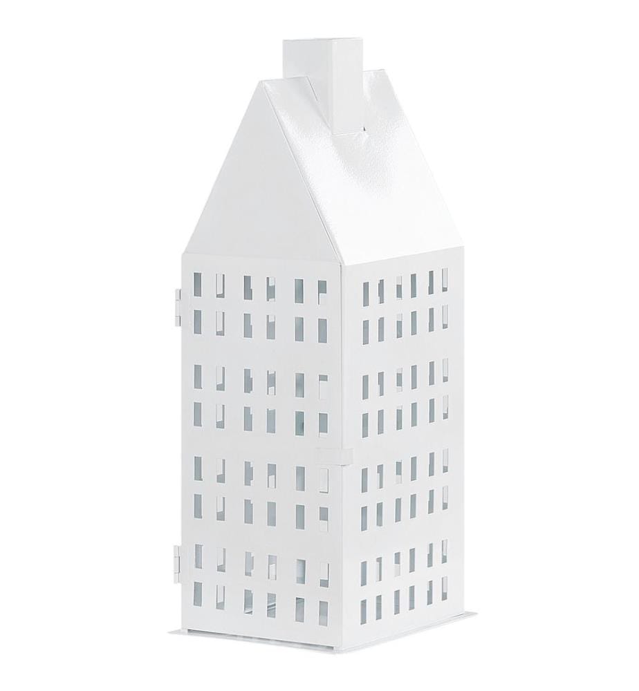 Lanterne DOLOK Métal 40 cm Blanc