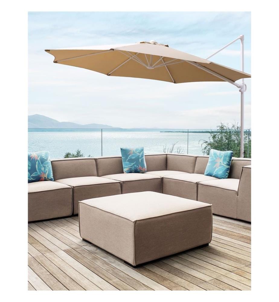 Parasol déporté 295 cm SAVONA II Taupe