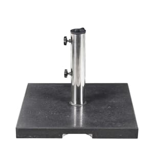 Base per ombrellone CEGGIA Nero Quadrata 25 kg