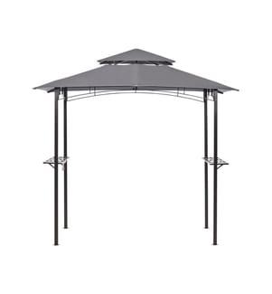Pavillon NARO Metall 240 cm 148 cm Grau