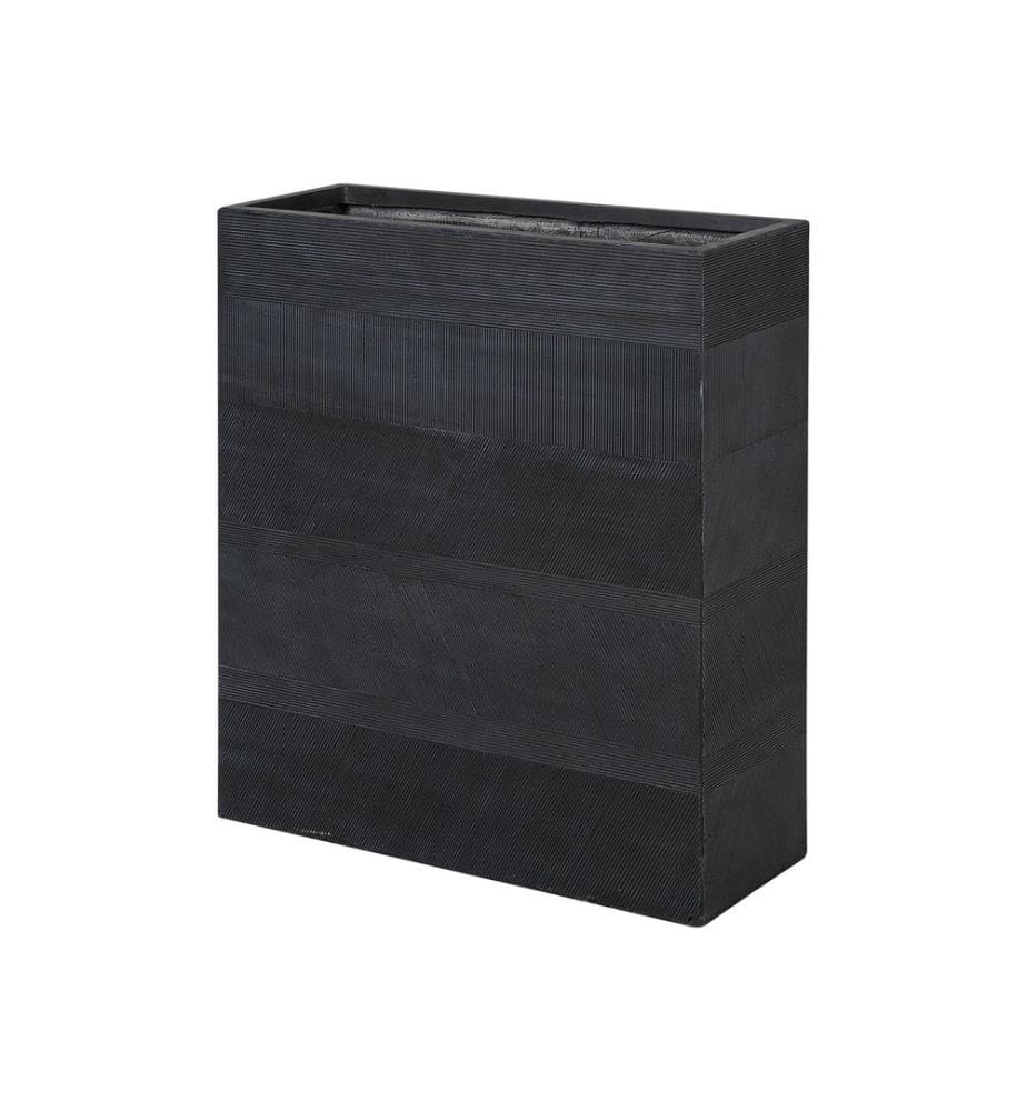 Blumenkübel THIMENA 80 cm Schwarz