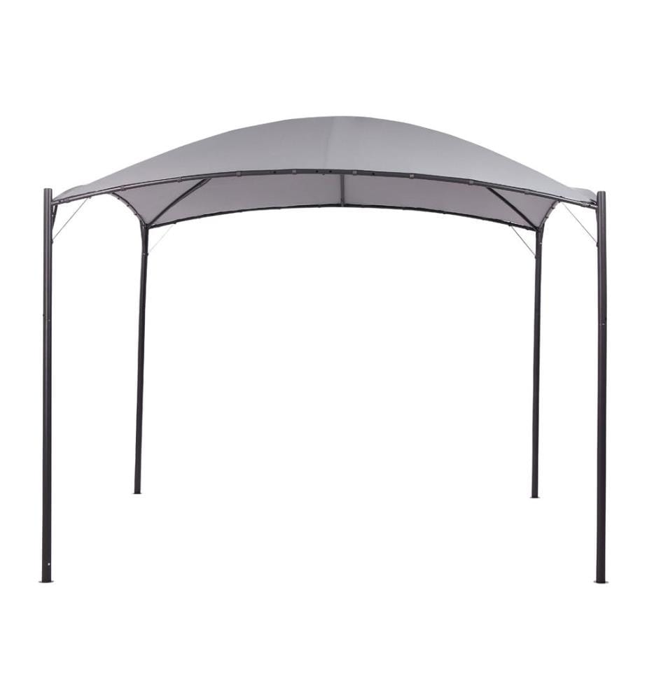Pavillon VOMERO Metall 305 cm 305 cm Grau