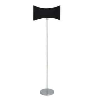 Stehlampe CALVILLO Metall Silber