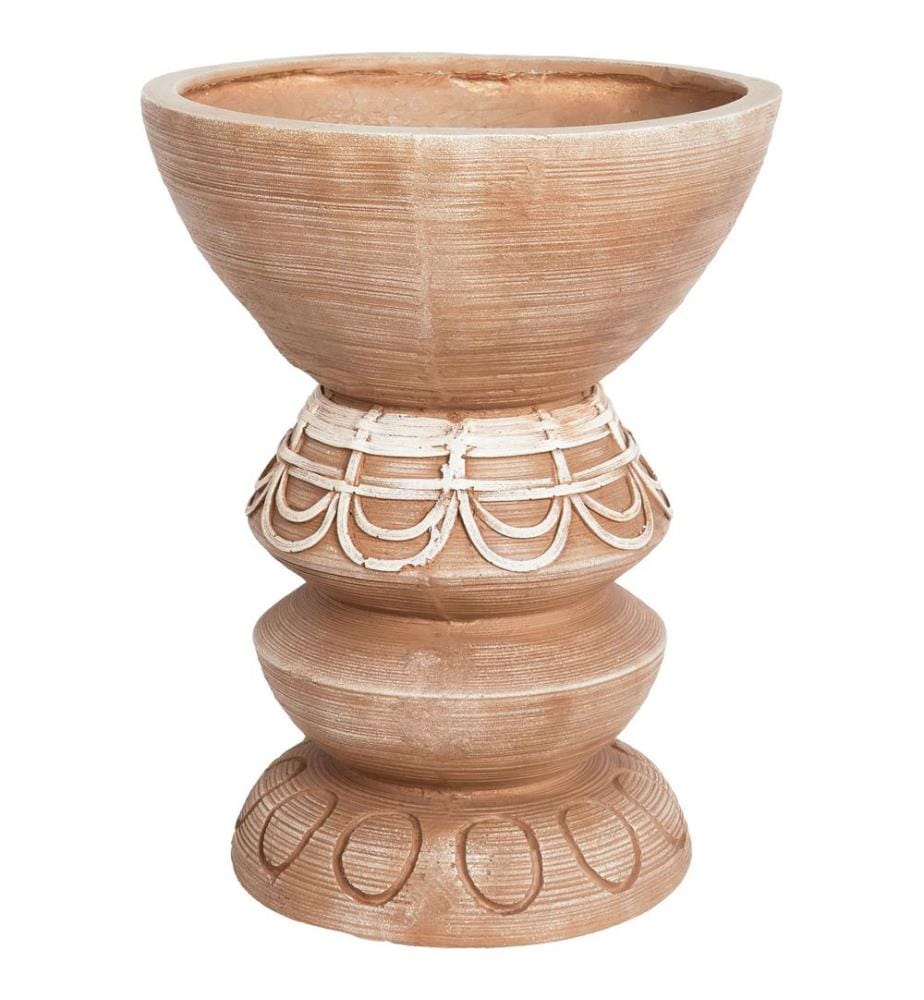 Cache-pot DISPORUM 29 cm Marron clair