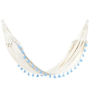 Hamac VERCELLI Coton Bleu clair