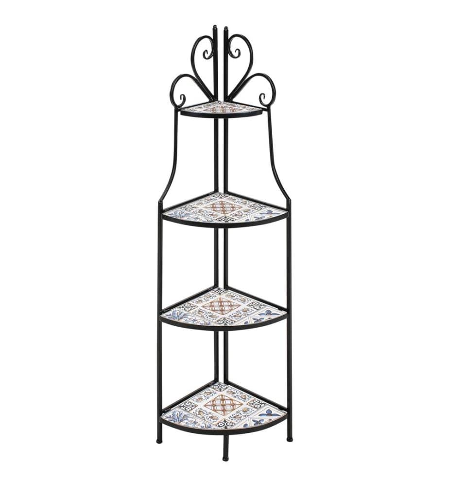 Meuble de rangement FAVARA Métal 43 cm 32 cm Noir
