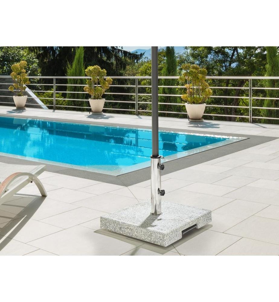 Sonnenschirmfuss CERZETO Grau Quadratisch 30 kg