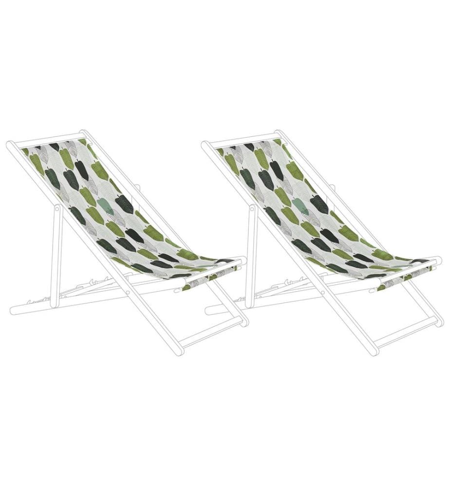 Teli da sdraio ANZIO/AVELLINO 113 x 44 cm Verde