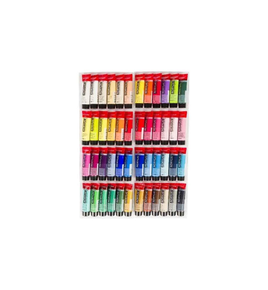 AMSTERDAM - Acrylfarbe Standard 48 Tuben à 20 ml
