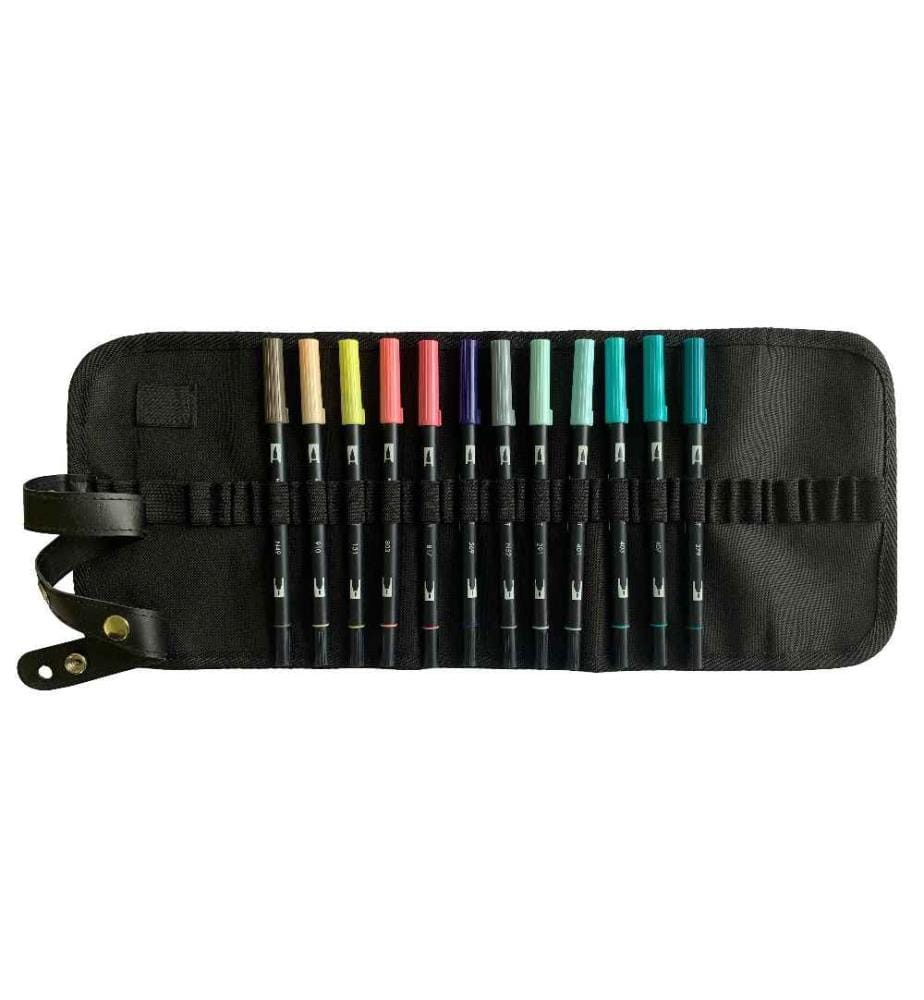 TOMBOW - Feutres de coloriage ABT Dual Brush 12 pièces