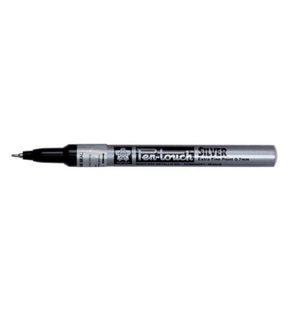SAKURA - Marqueur peinture Pen-Touch 0,7 mm, extra fin, Argenté