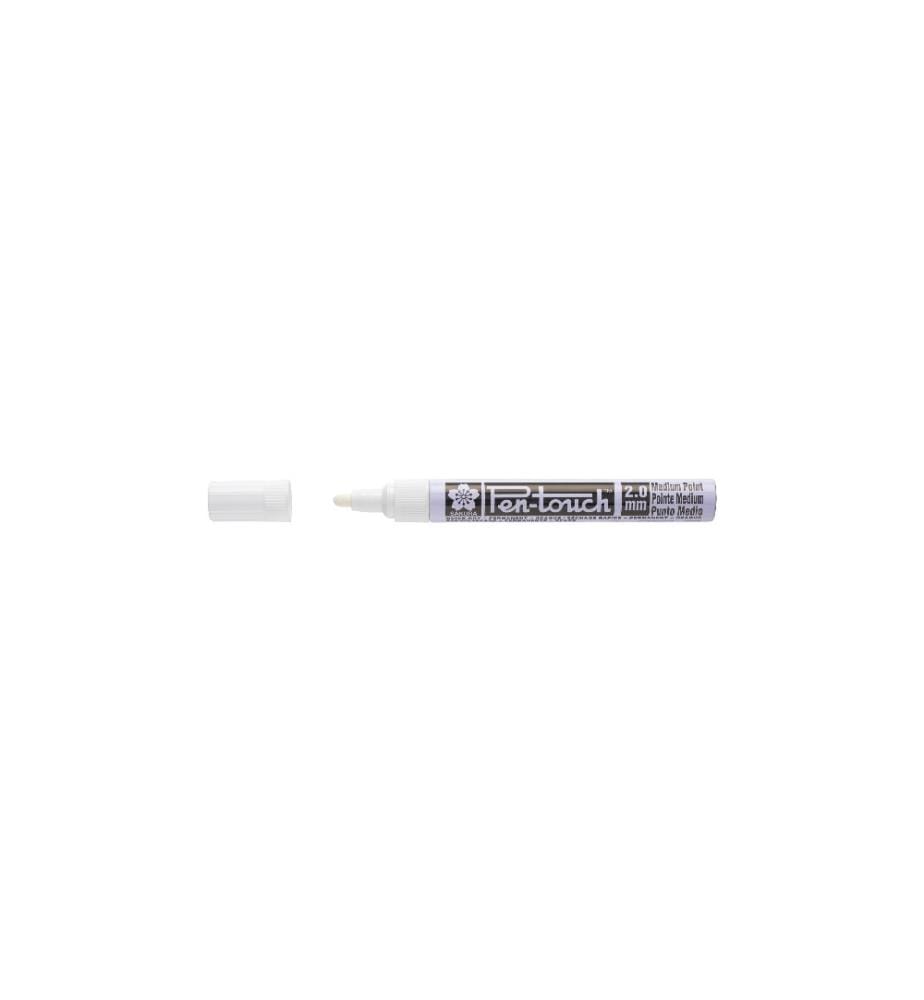 SAKURA - Marqueur peinture Pen-Touch 2,0 mm, M, Blanc