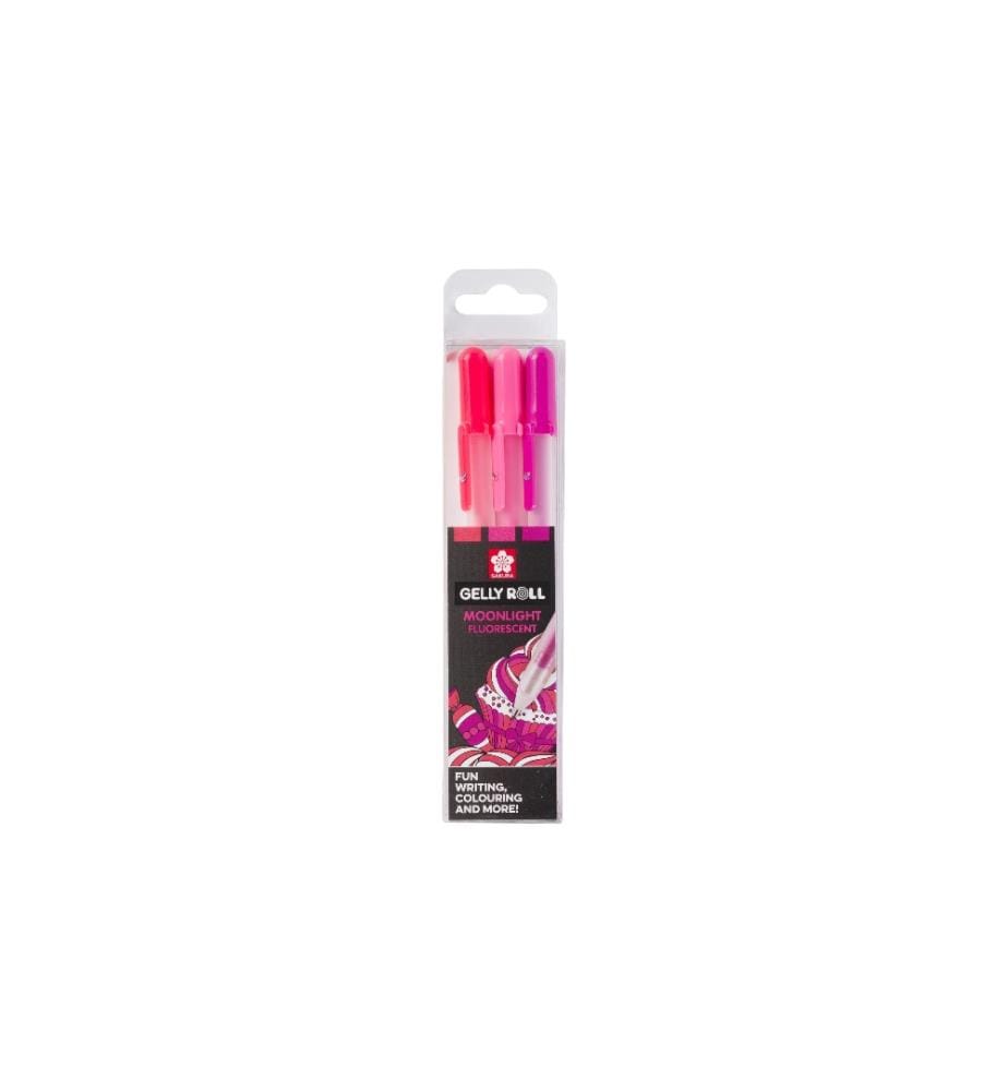 SAKURA - Stylo à encre gel Moonlight Sweets 3 pièces