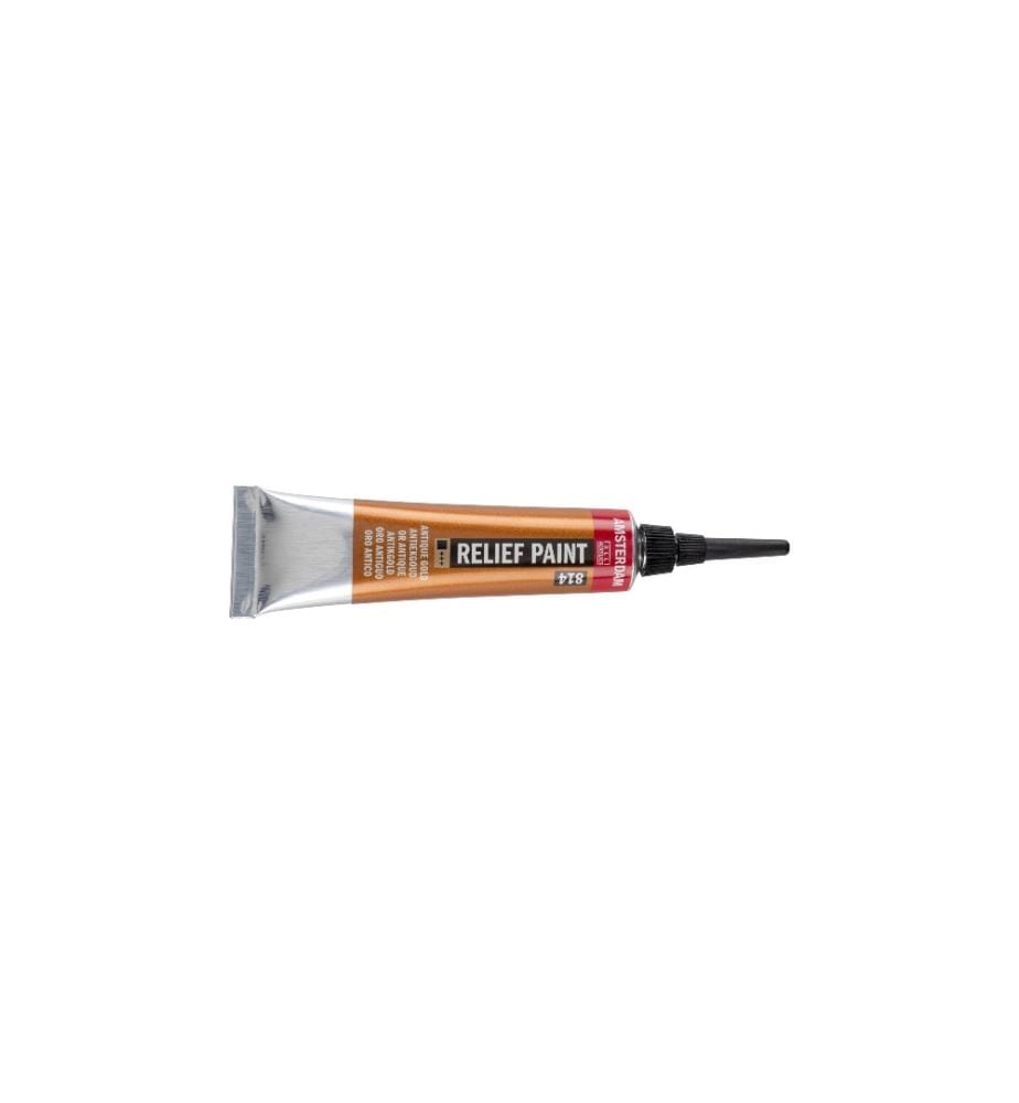 AMSTERDAM - Peinture acrylique Reliefpaint 814, 20 ml, Or rose