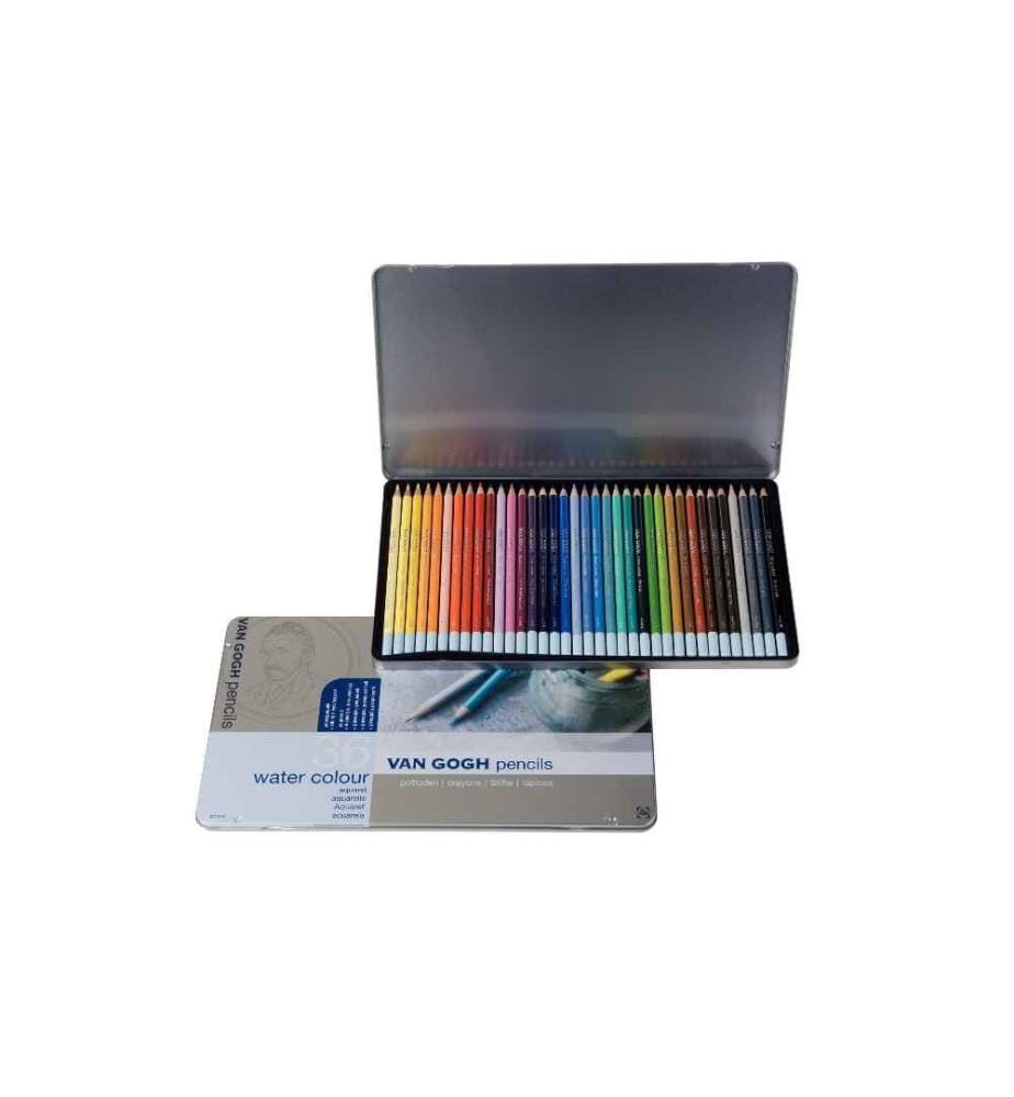 VAN GOGH - Crayons aquarelle de couleur Définir 36 pièces