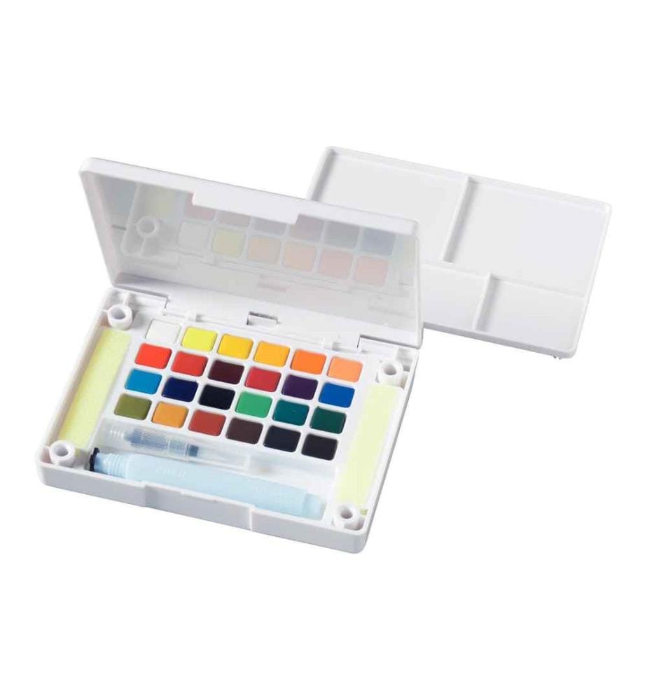 TALENS - Aquarellfarbe Koi Pocket Field Sketch Box 24 Näpfchen