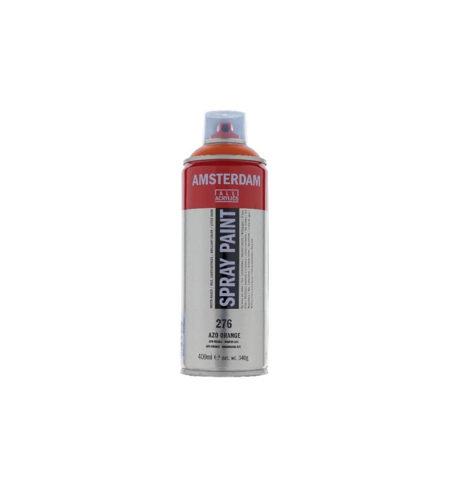 AMSTERDAM - Acrylique en bombe 400 ml, orange azo
