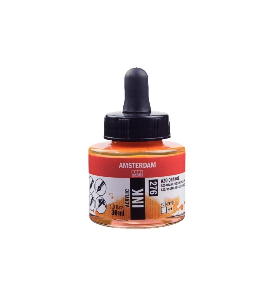 AMSTERDAM - Encre acrylique 30 ml, Orange