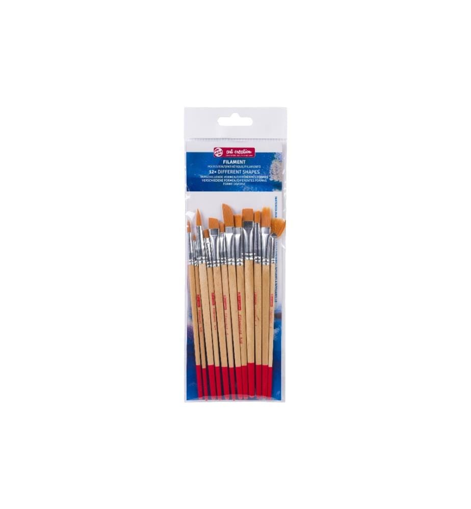 TALENS - Pinceau d'aquarelle Art Creation Lot de 12