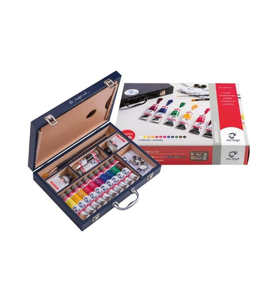 VAN GOGH - Acrylfarbe Starterbox XL 20-teilig